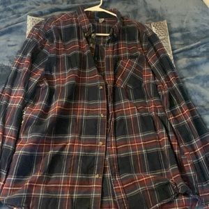 Plaid long sleeve